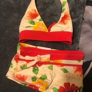 Coral cove girls size 4 swim set